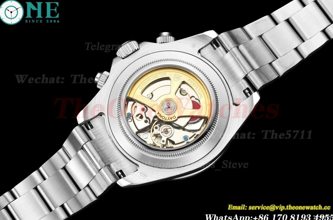 SS 40mm A3836 White Black GDF Daytona SS 1230